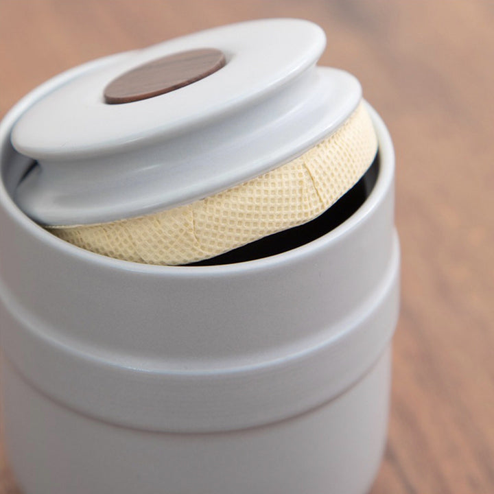 All-in-one travel tea set for two | 1 teapot, 3 cups - Teaware Space