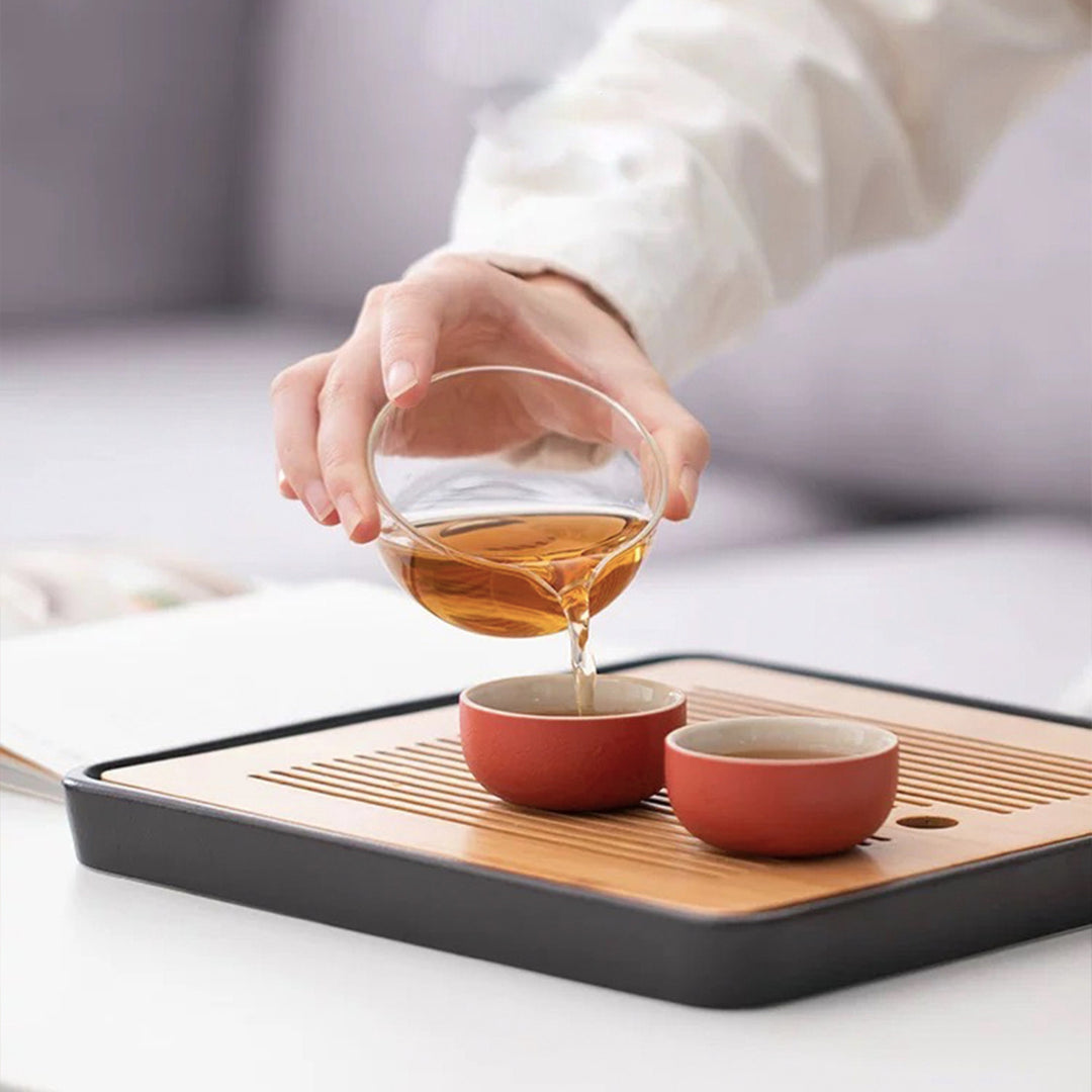 Personalized tea ceremony set with tray