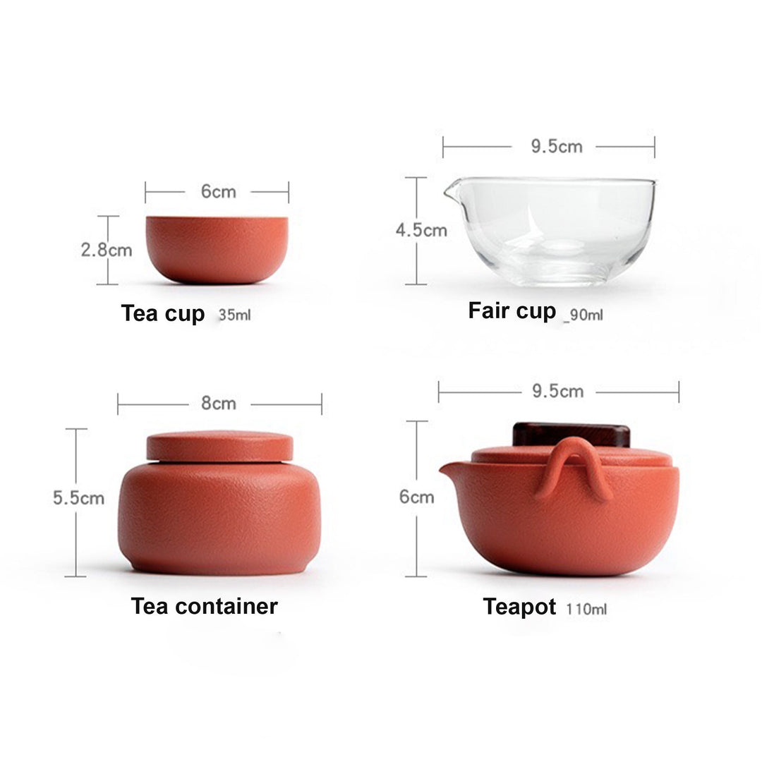 Personalized tea ceremony set with tray