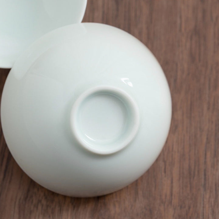3 pcs travel Gaiwan tea set for two - Teaware Space