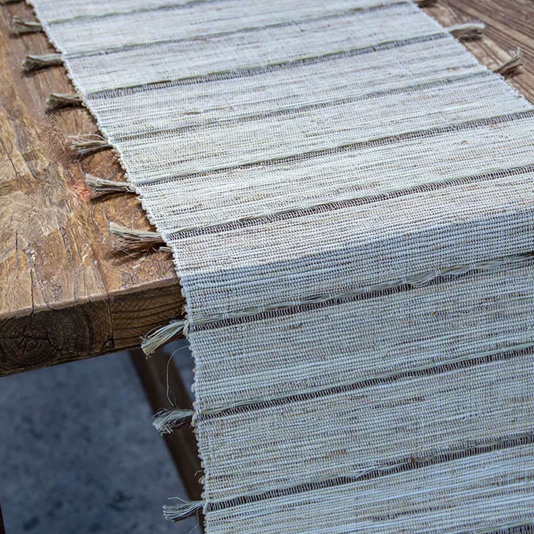 Custom size long rustic table runner