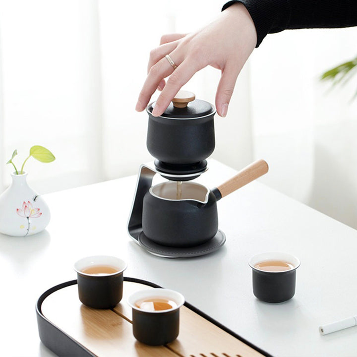Automatic teapot set with tray - Teaware Space