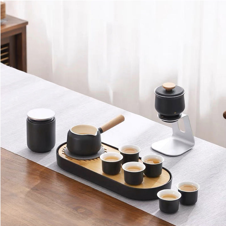 Automatic teapot set with tray - Teaware Space