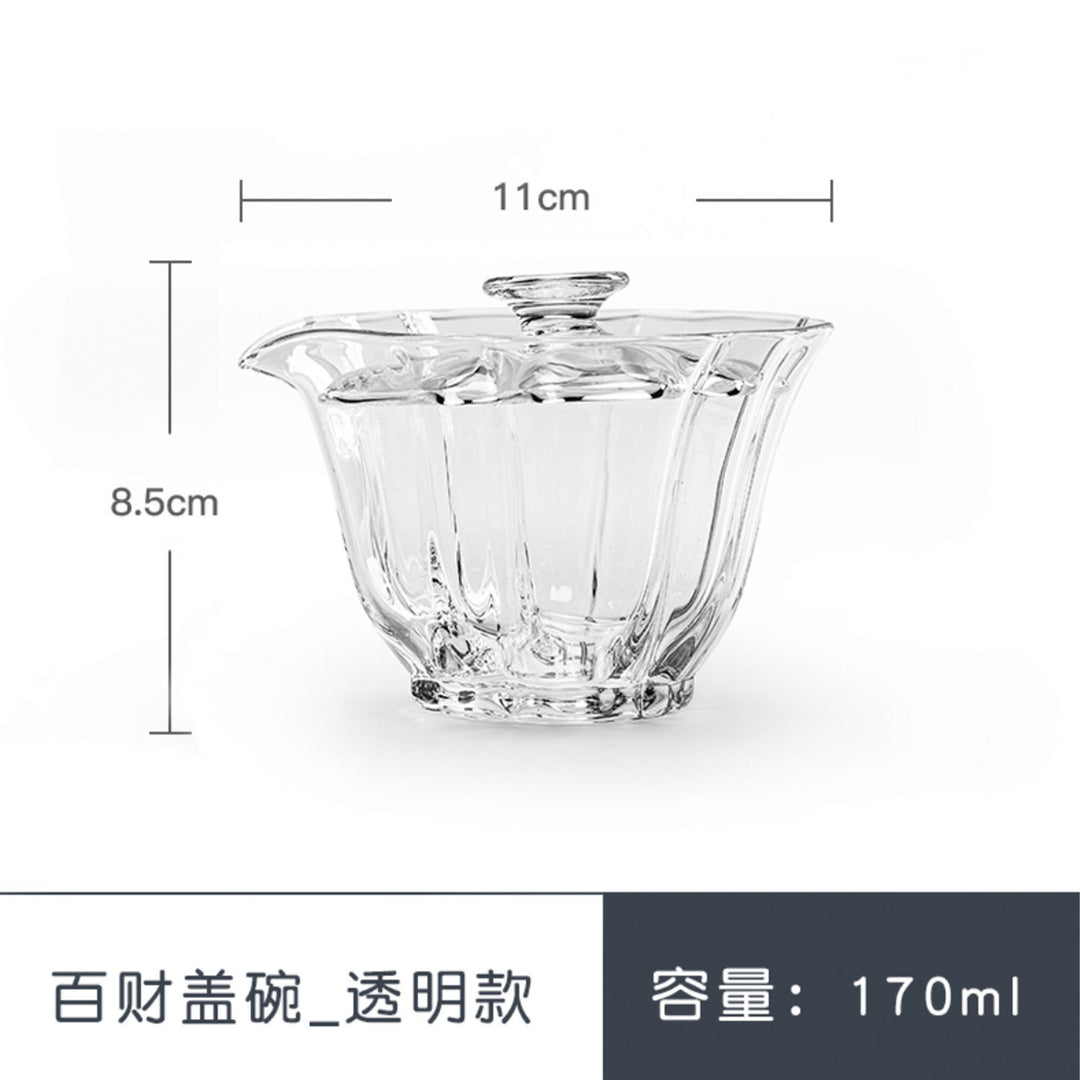 Mettle - Kungfu Glass gaiwan teapot