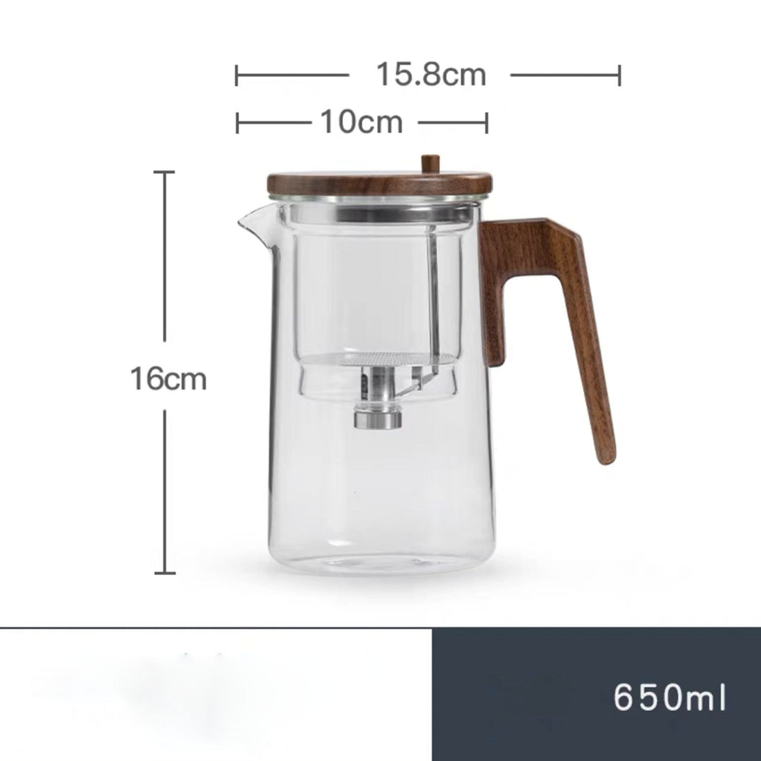 Semi automatic glass Teapot  | Flower/tea/coffee pitcher | Birthday gift - Teaware Space
