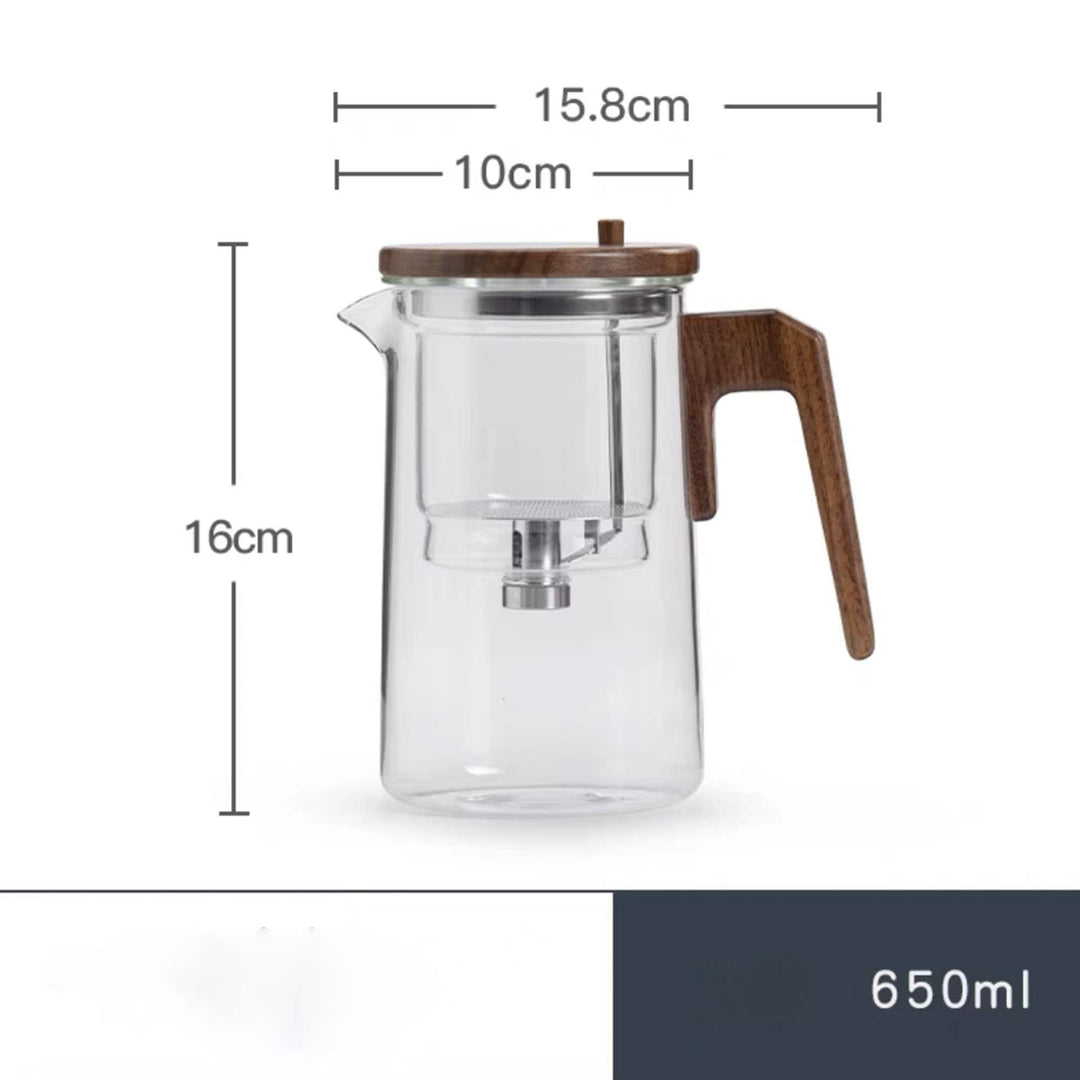 Multi style - Timing 22oz glass Tea kettle |Coffee maker with infuser | Housewarming gift - Teaware Space