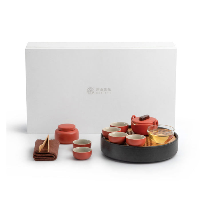Personalized tea ceremony set with tray