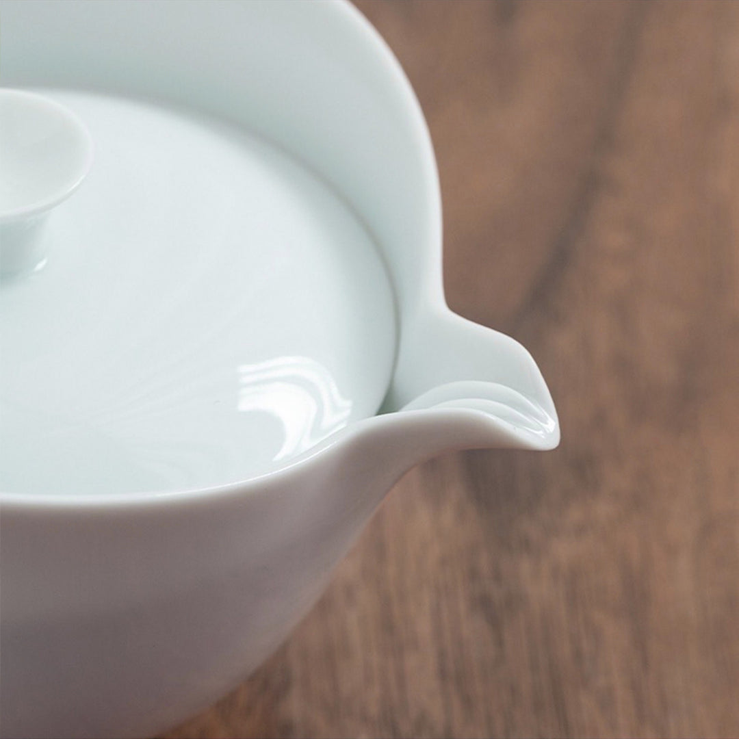 3 pcs travel Gaiwan tea set for two - Teaware Space