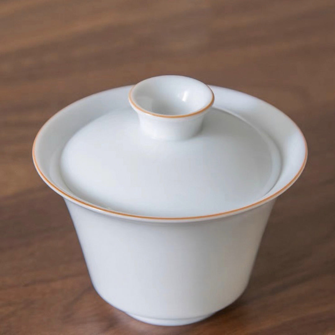 Minimal travel tea set for two | gaiwan tea set  | Gift for mom/dad - Teaware Space
