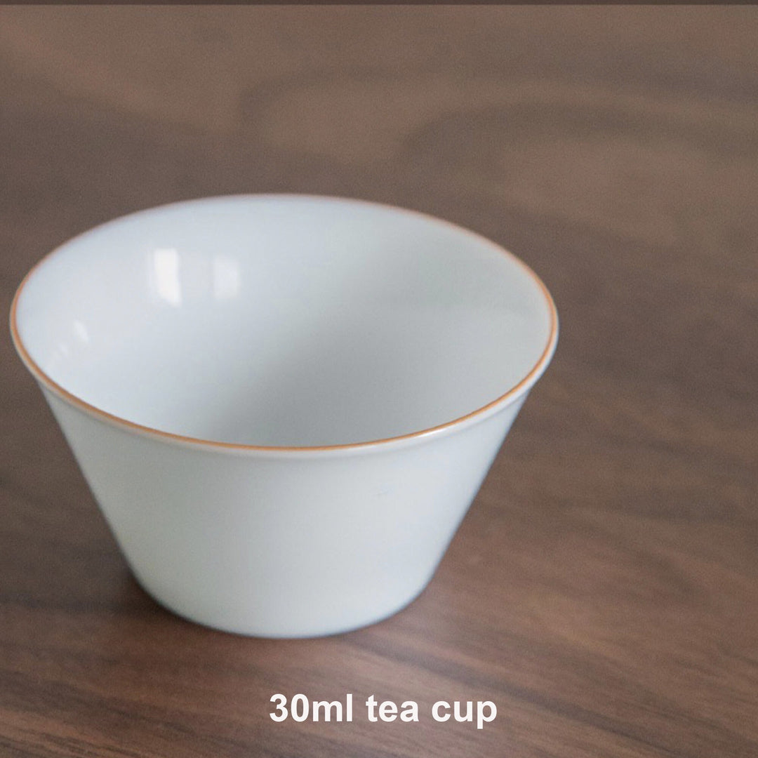 Minimal travel tea set for two | gaiwan tea set  | Gift for mom/dad - Teaware Space