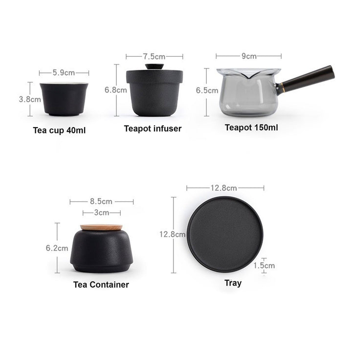 Personalized luxury tea set for camping