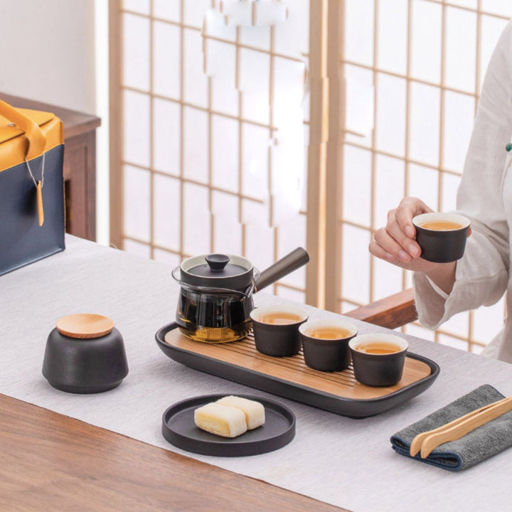 Personalized luxury tea set for camping