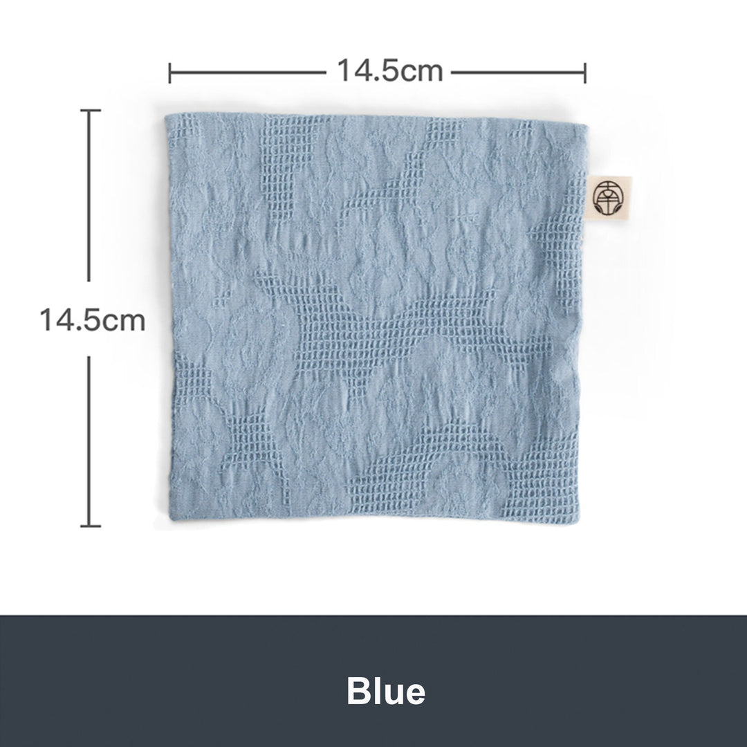 Torchon en lin confortable avec boucle ensemble de 3 | Mousseline de coton doux double couche / Texture de style simple minimaliste | Nouveau cadeau de pendaison de crémaillère à la maison