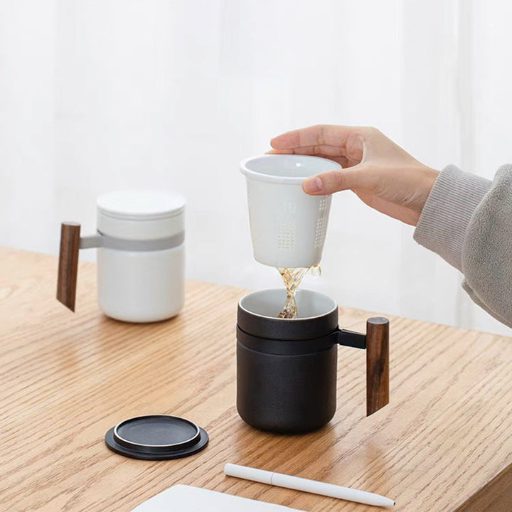 Personalized Mr & Mrs mug | Minimal tea/coffee cup - Teaware Space
