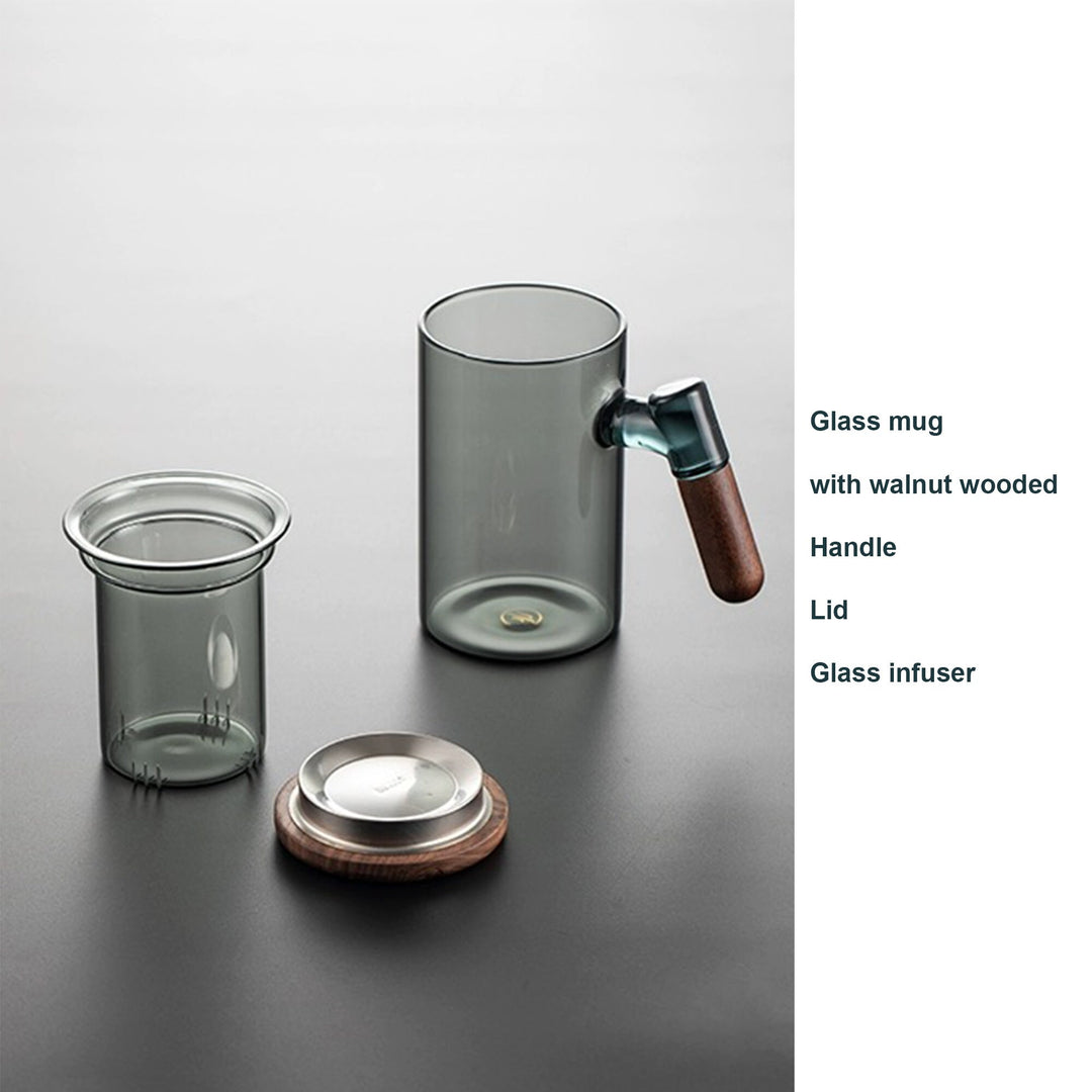 best glass tea mug with infuser for green tea