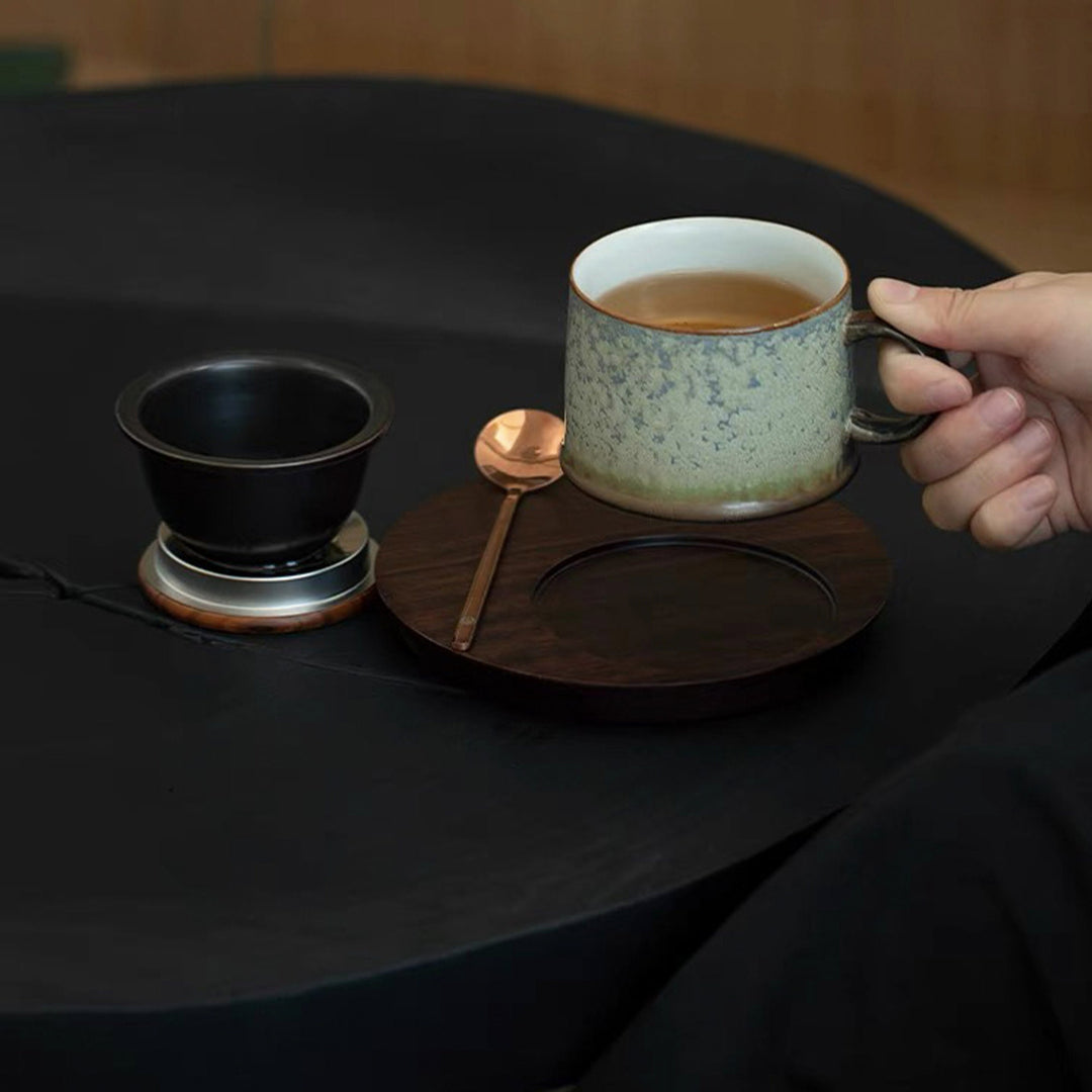 Espresso cup with saucer | 5.7oz tea mug with infuser