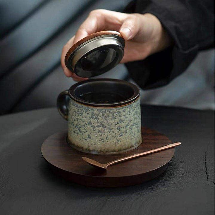 Espresso cup with saucer | 5.7oz tea mug with infuser - Teaware Space