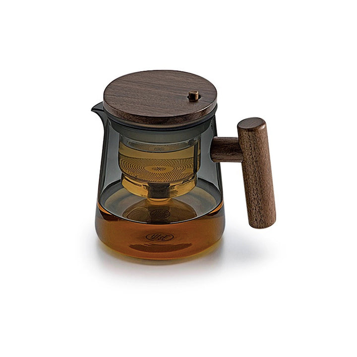 Multi-options Boho 23.7oz semi automatic glass teapot | tea gift set - Teaware Space