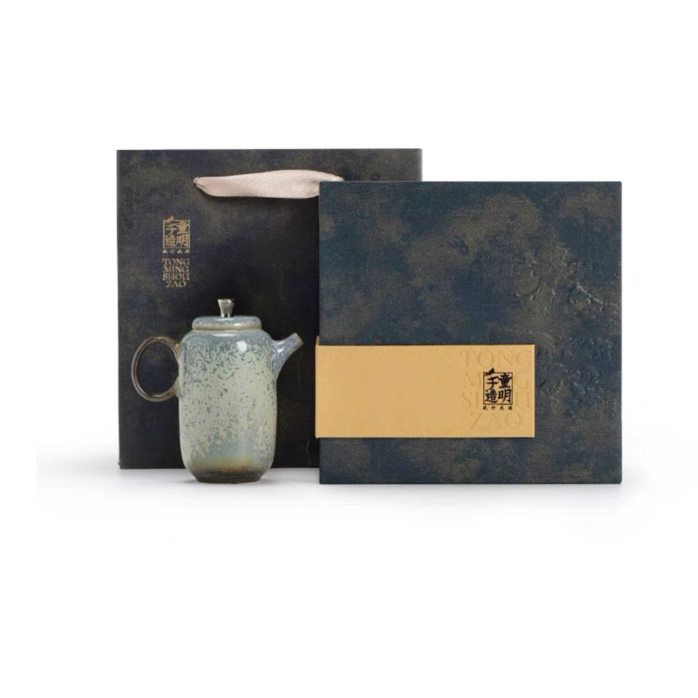 Vintage 4.4oz elegant teapot with infuser | kungfu tea maker - Teaware Space