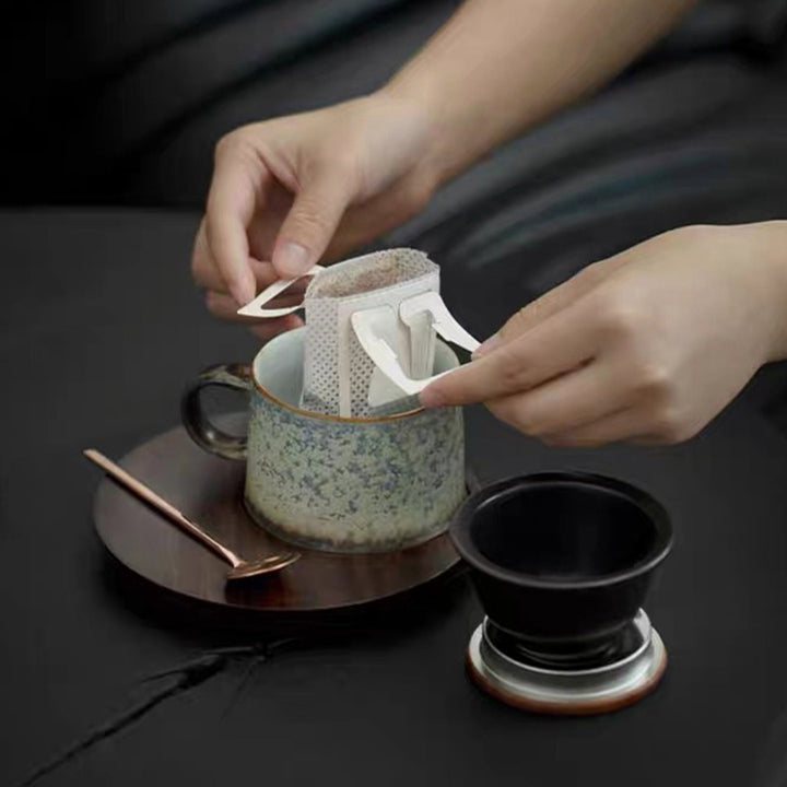 Espresso cup with saucer | 5.7oz tea mug with infuser - Teaware Space