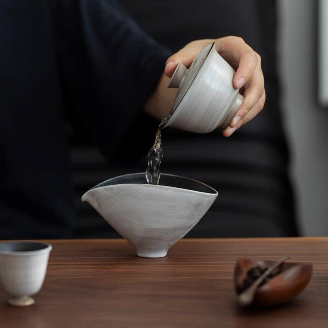 Unique Vintage Hand-crafted Gaiwan tea set