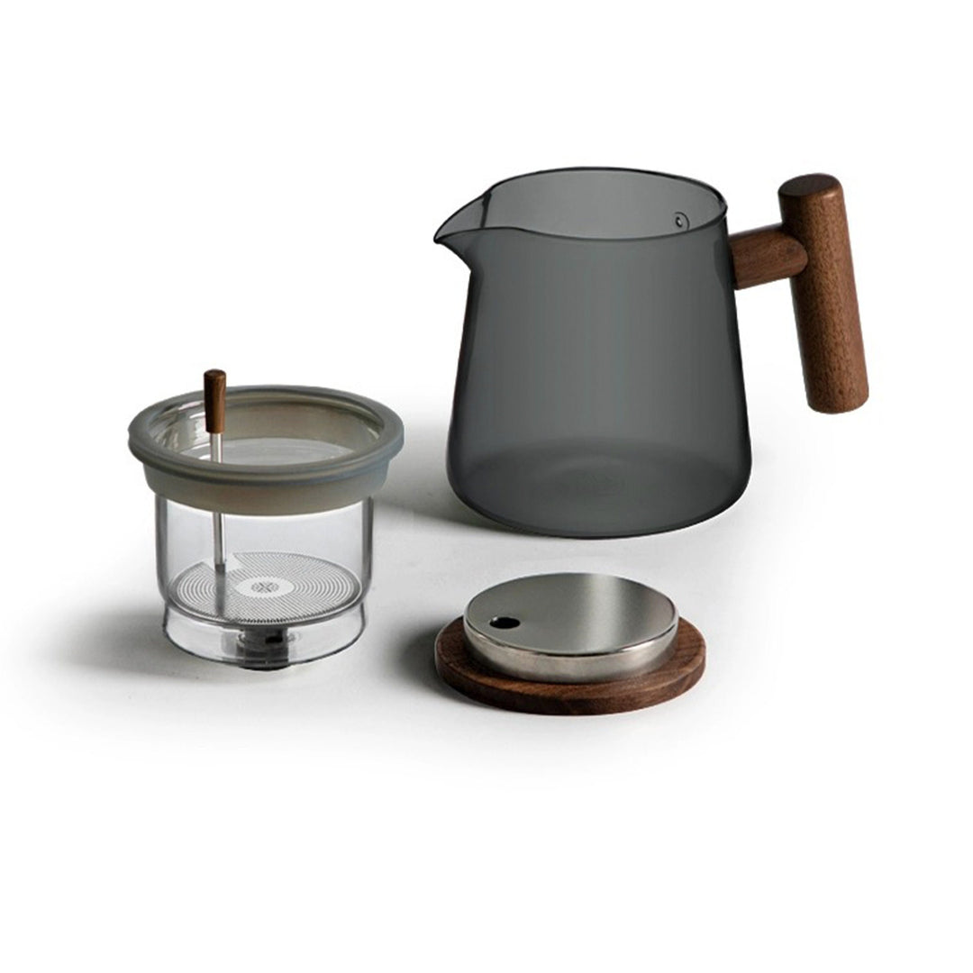 Multi-options Boho 23.7oz semi automatic glass teapot | tea gift set - Teaware Space