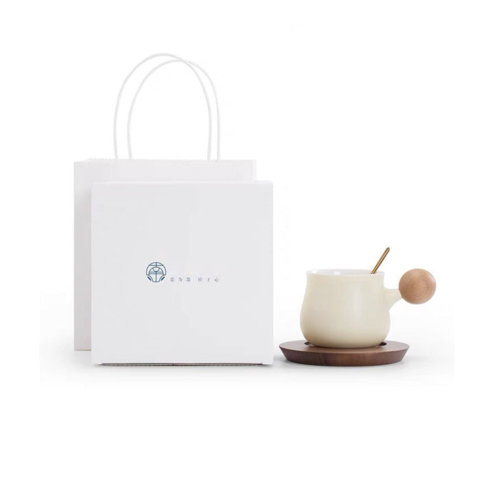 Personalized espresso/tea cup with saucer set - Teaware Space