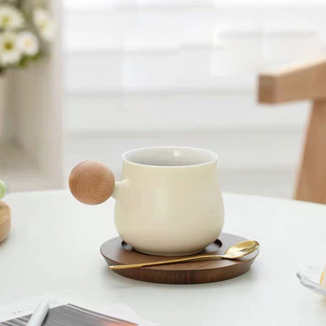 Personalized espresso/tea cup with saucer set - Teaware Space