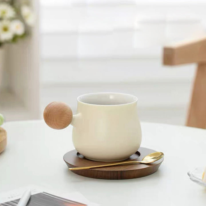 Personalized espresso/tea cup with saucer set - Teaware Space