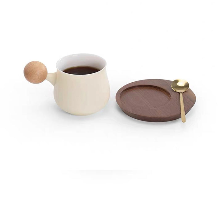 Personalized espresso/tea cup with saucer set - Teaware Space