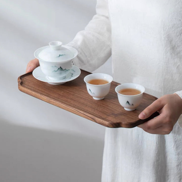 Personalized Charcuterie Cheese Board | wooden tea/coffee tray | table decor | Gift for Mom, Bridal Shower Gift - Teaware Space