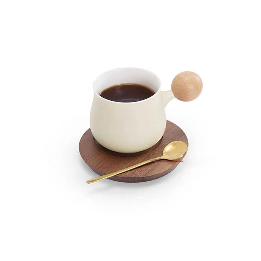 Personalized espresso/tea cup with saucer set - Teaware Space