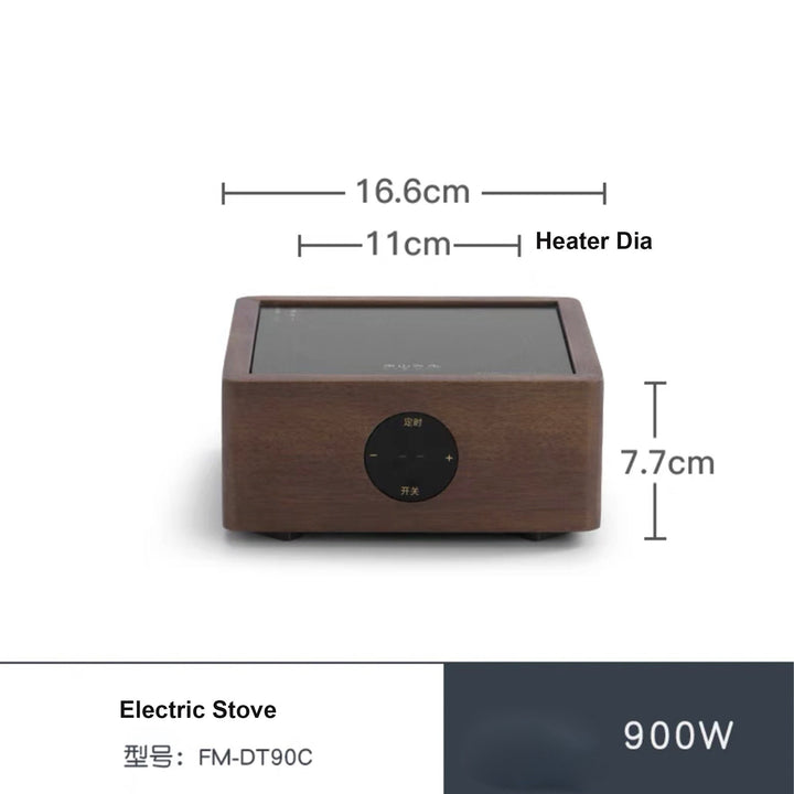 Bouilloire à thé en verre 24/27 oz avec cuisinière électrique multifonctions | Théière sur cuisinière avec infuseur | Décor de salle à manger | Cadeau de mariage