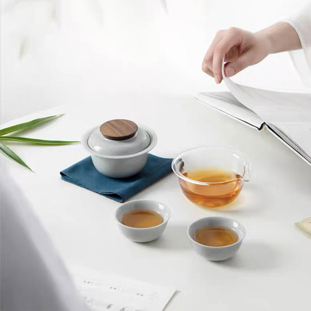 Tea time -Chinese tea set for green tea