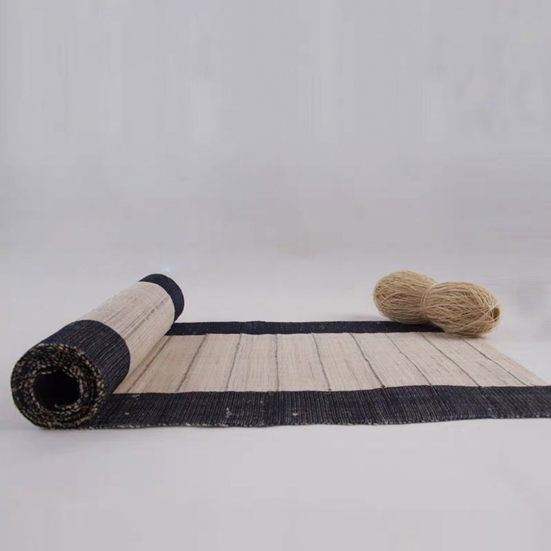 Custom size boho Jute tea/coffee Table runner | Dining/Yoga table decor |  gift for her