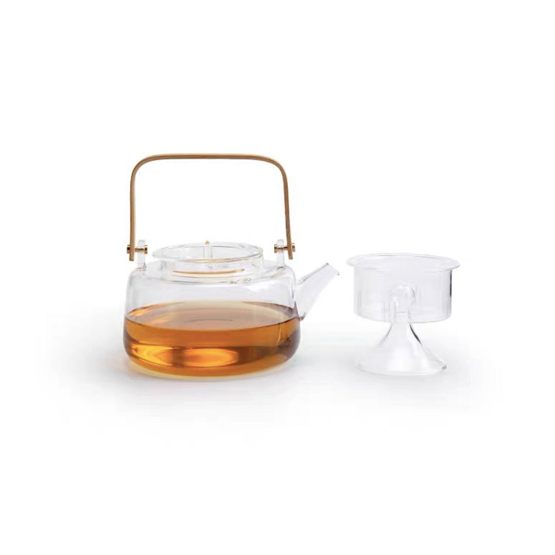 Cozy glass tea kettle with Electric stove | stove top teapot | Home decor | Wedding gift