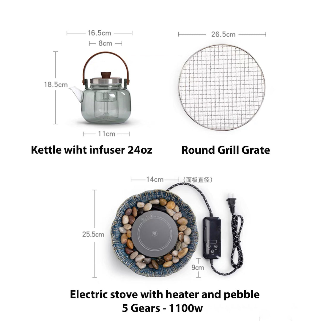Creative Tea kettle with baking function  electric Stove - Teaware Space