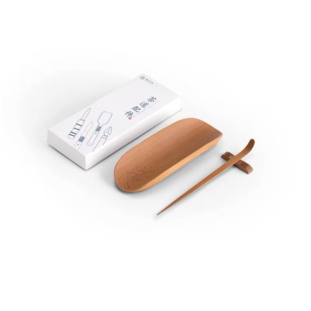 Hand-Crafted Natural Bamboo Tea Ceremony Set of 4 - Teaware Space