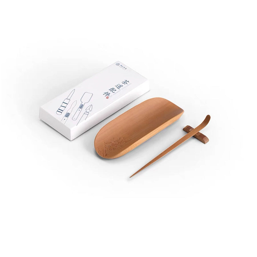 Hand-Crafted Natural Bamboo Tea Ceremony Set of 4 - Teaware Space