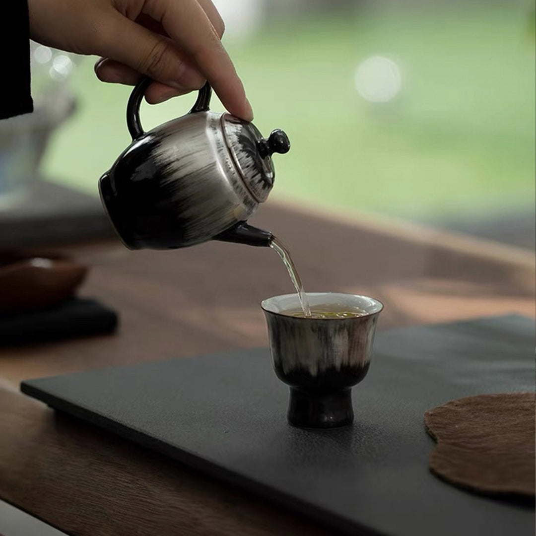 Hand-painted small kungfu teapot - Teaware Space