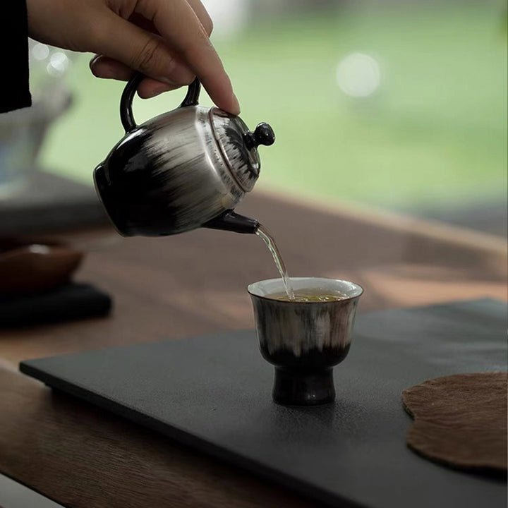 Hand-painted small kungfu teapot - Teaware Space