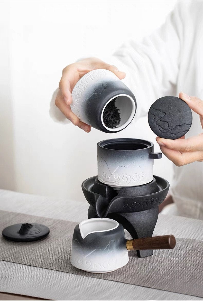 Semi automatic tea set with kettle | Chinese kungfu tea ceremony set