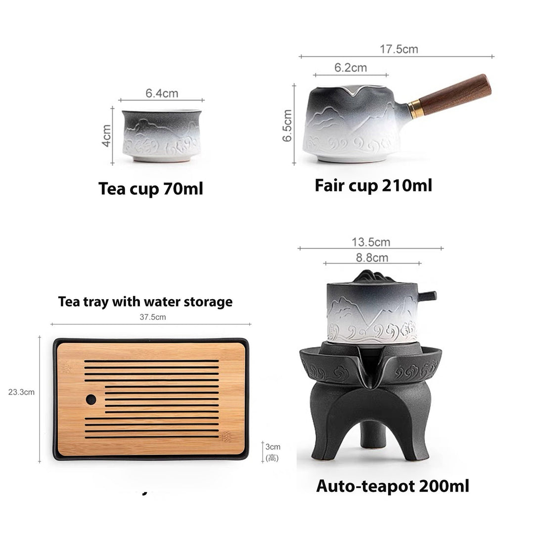 Semi automatic tea set with kettle | Chinese kungfu tea ceremony set