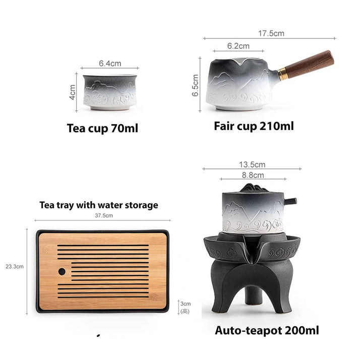 Semi automatic tea set with kettle | Chinese kungfu tea ceremony set