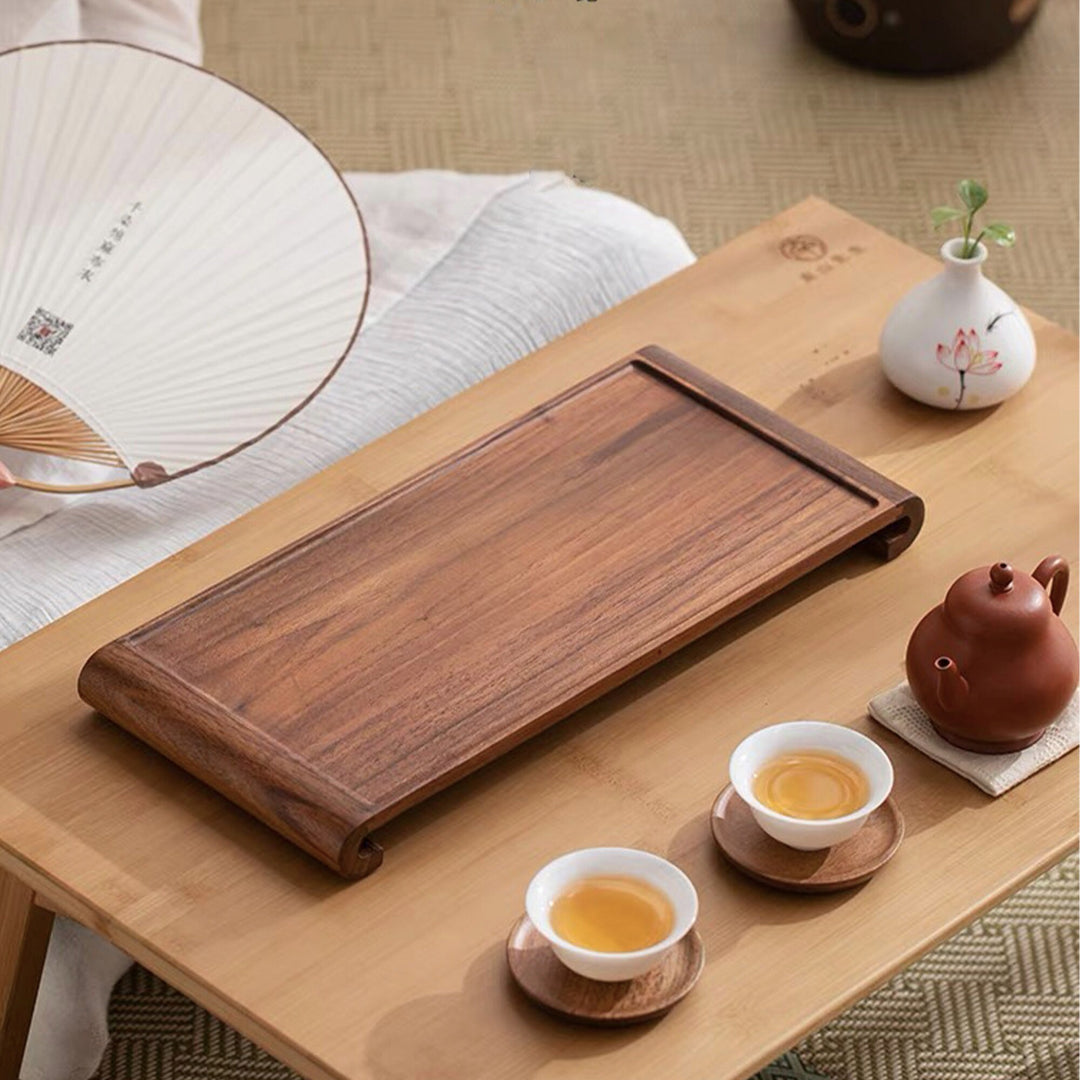 Cozy Wooden Tea Serving Tray - Teaware Space
