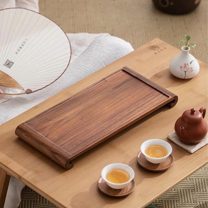 Cozy Wooden Tea Serving Tray - Teaware Space