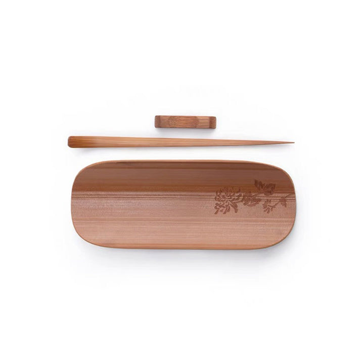Hand-Crafted Natural Bamboo Tea Ceremony Set of 4 - Teaware Space