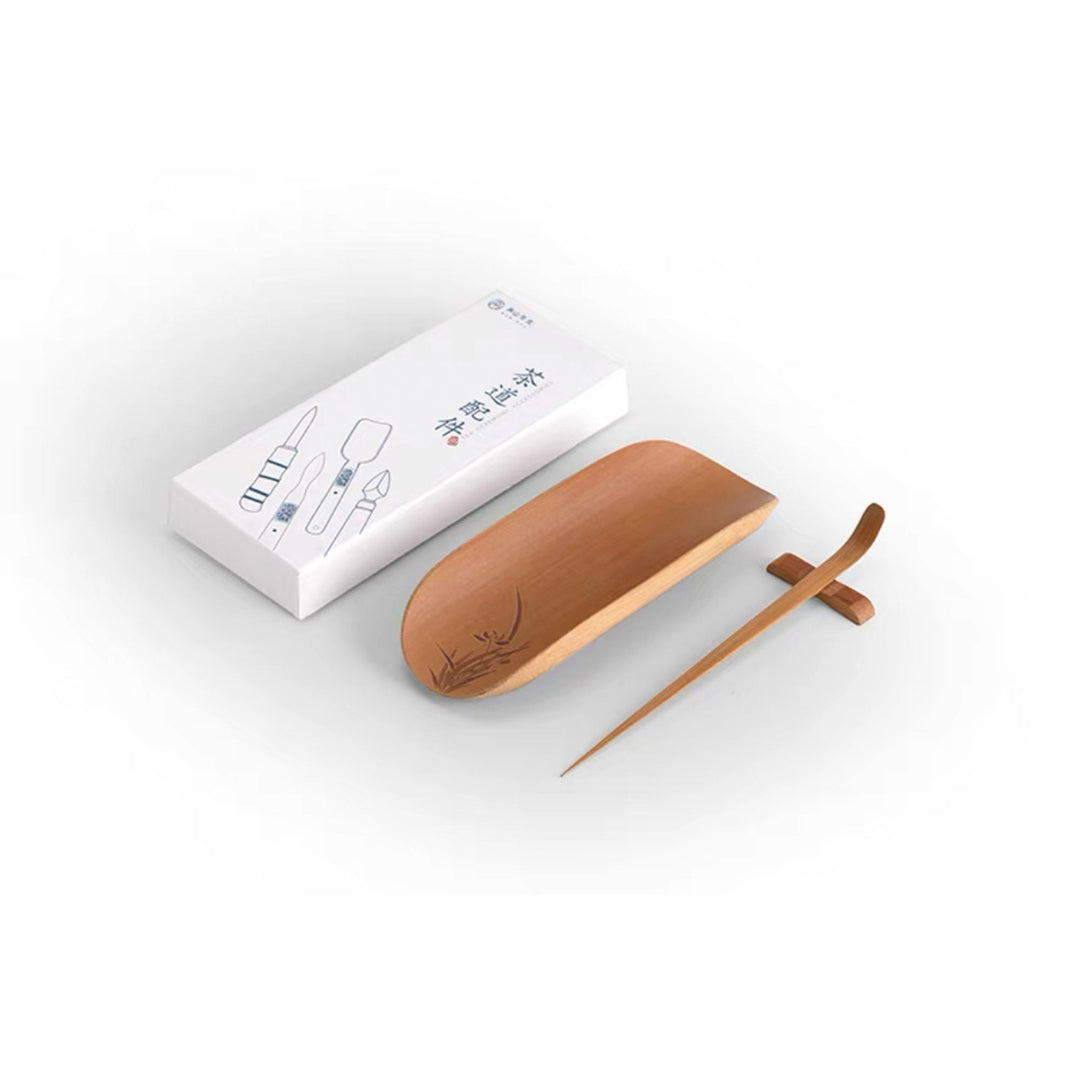 Hand-Crafted Natural Bamboo Tea Ceremony Set of 4 - Teaware Space