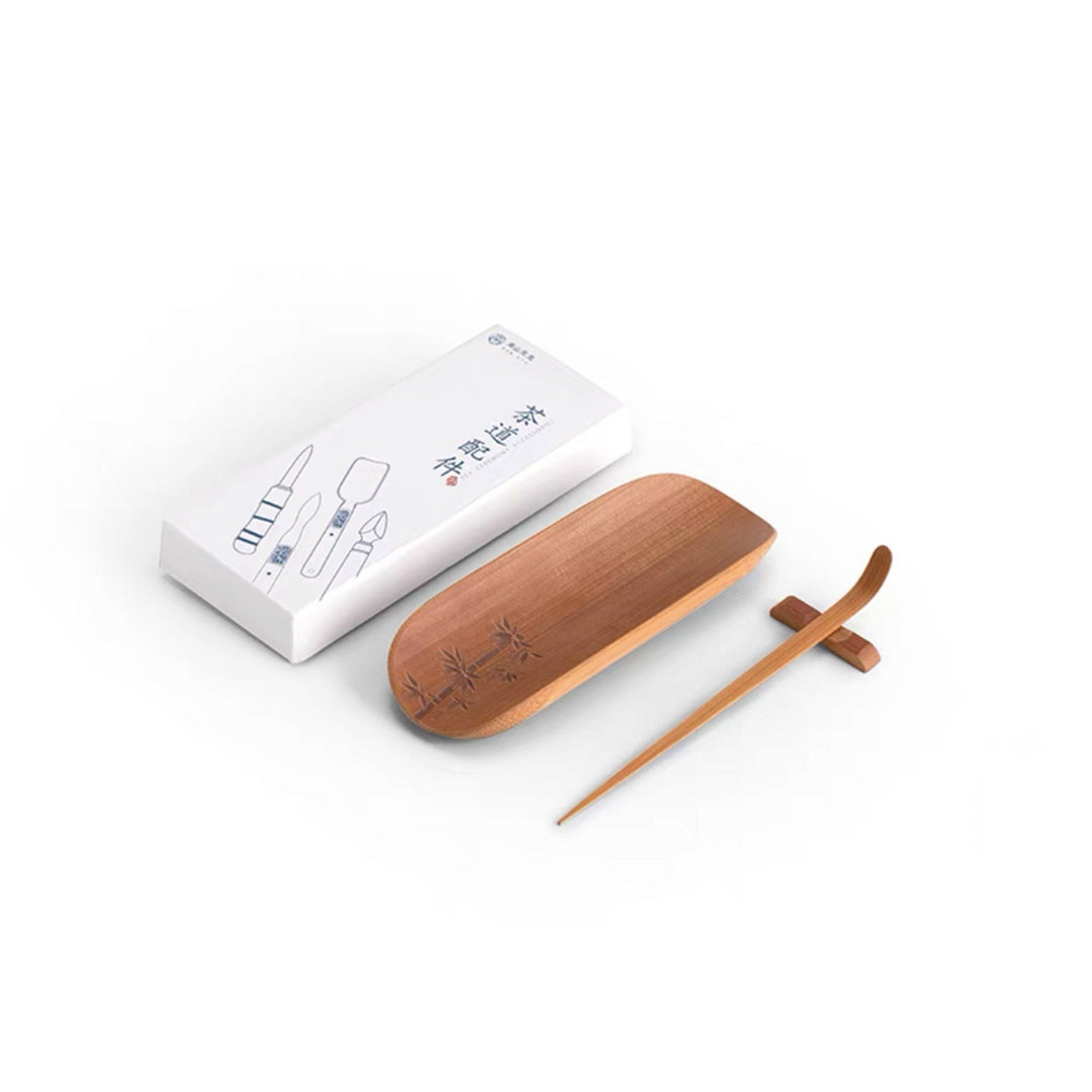 Hand-Crafted Natural Bamboo Tea Ceremony Set of 4 - Teaware Space