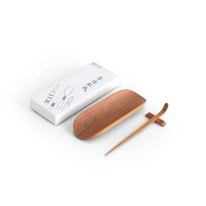 Hand-Crafted Natural Bamboo Tea Ceremony Set of 4 - Teaware Space